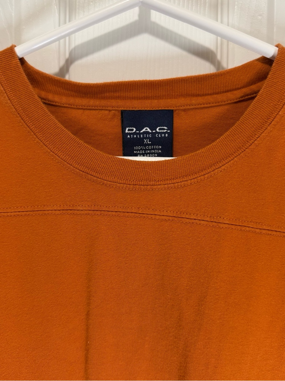 Men's Crewneck Sweater in Rust